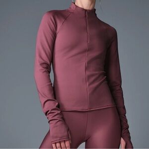 ALO Yoga Long Sleeve Top in Mauve